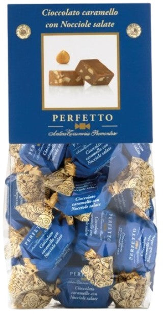 Antica Torroneria Piemontese Perfetto Haselnusspralinen mit Salzkaramell