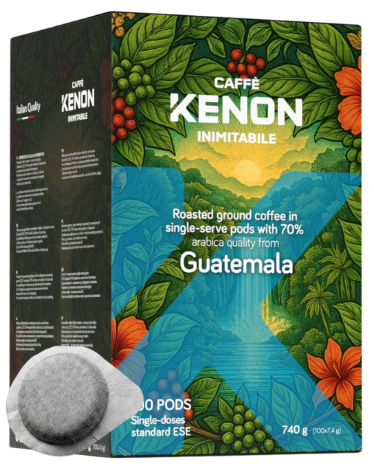 Verpackung der Kenon Espresso Guatemala ESE Pads