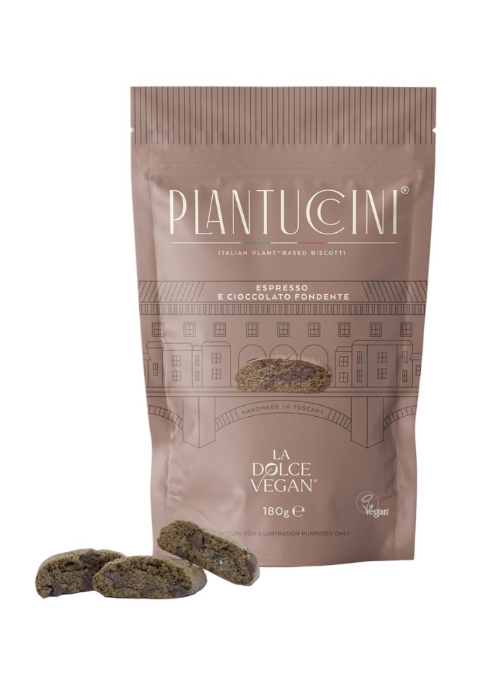 Plantuccini Cantucci Espresso Zartbitterschokolade vegan