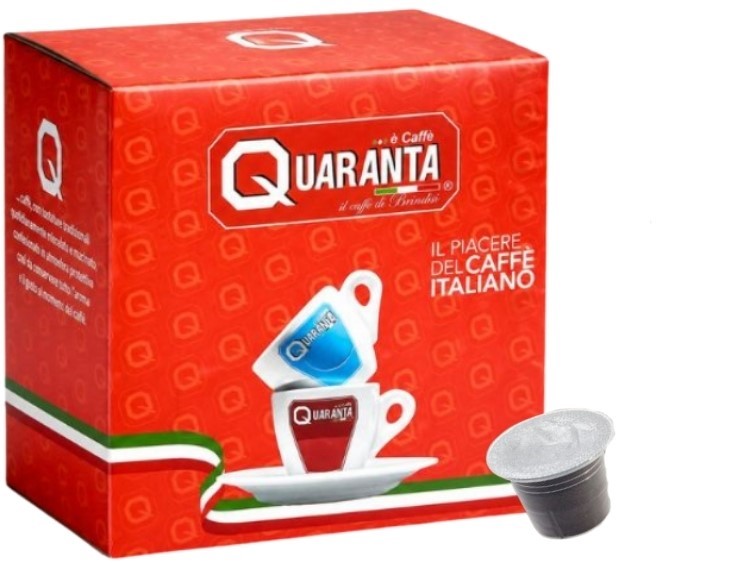 Quaranta Espresso Nespresso®*-kompatible Kapseln
