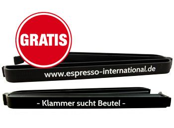 Frische-Klammer für Kaffeebeutel