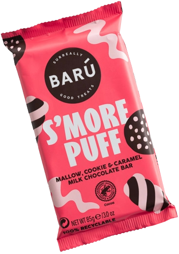 Baru Smores Puff Marshmallow Cookie Karamell Schokolade