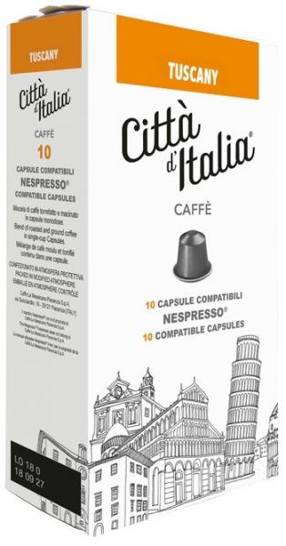 Città d' Italia Nespresso kompatible Kapseln Tuscany