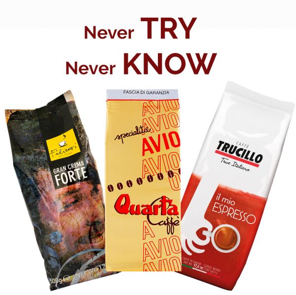 Probierset Espresso Kaffee | Filicori Zechini | Quarta Caffè | Trucillo Caffè