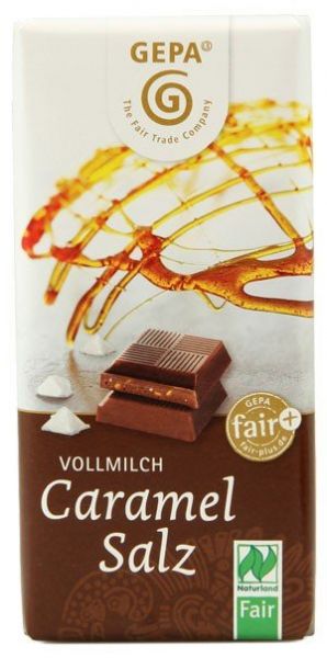 GEPA BIO Schokolade Caramel Salz