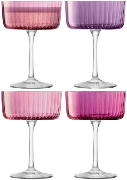 LSA Gems Champagner/Cocktail Set Garnet