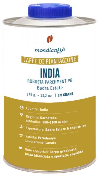 Mondicaffè India Robusta Parchment PB Dose
