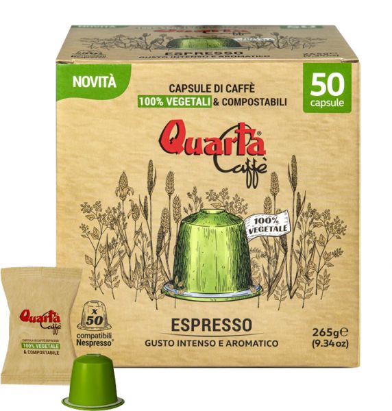 Quarta Caffè kompostierbare Espresso Kapseln
