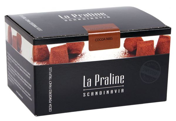 La Praline mit Kakaosplittern
