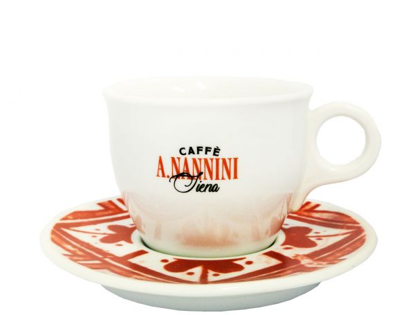 Cappuccinotasse Rot Nannini Kaffee