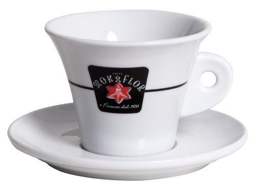 Mokaflor Kaffee Milchkaffee Tasse
